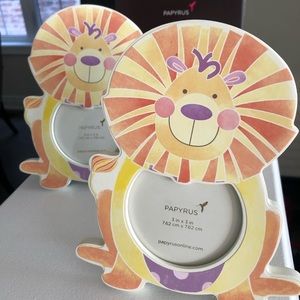 Papyrus baby shower frames new in box